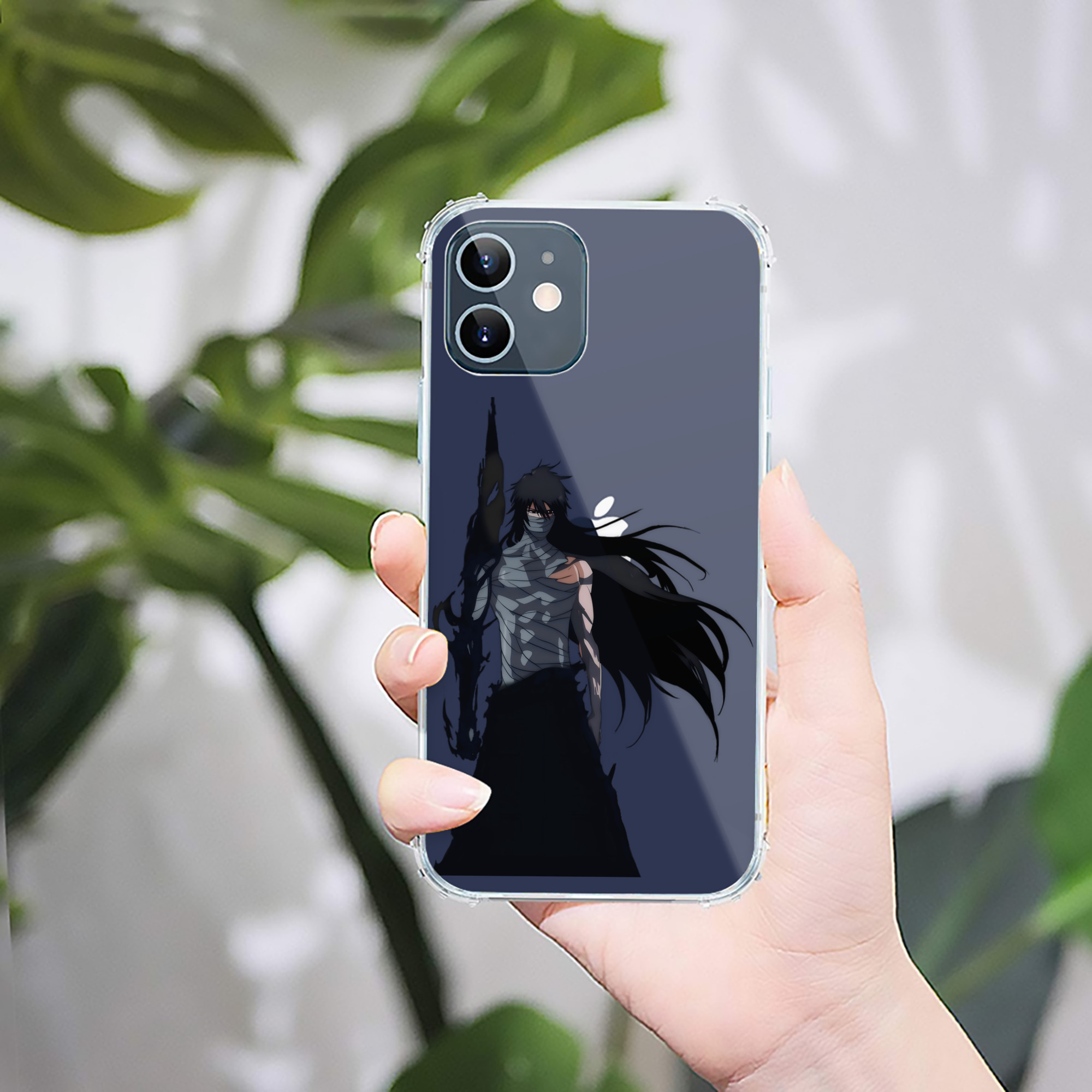 （画像用） ブリーチ 黒崎一護（くろさき いちご）BLEACH Kurosaki Ichigo 【iPhone 12シリーズ対応】透明スマホケース（クリアソフトケース）